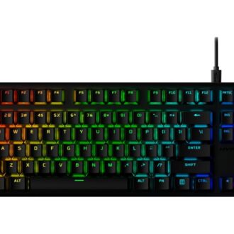 Klaviatuur ALLOY ORIGINS CORE/PBT HX AQUA 639N9AA#ABA HYPERX