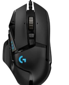 MOUSE USB OPTICAL G502 HERO/BLACK 910-005471 LOGITECH