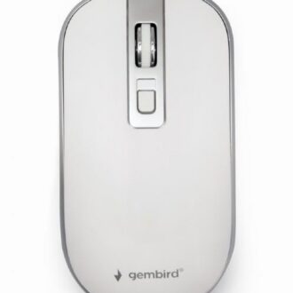 Hiir USB OPTICAL WRL WHITE/SILVER MUSW-4B-06-WS GEMBIRD