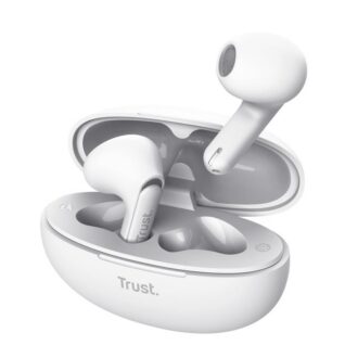 Kõrvaklapid EARPHONES YAVI BT ENC/WHITE 25173 TRUST