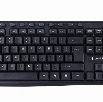 Klaviatuur MULTIMEDIA USB ENG/BLACK KB-UM-107 GEMBIRD